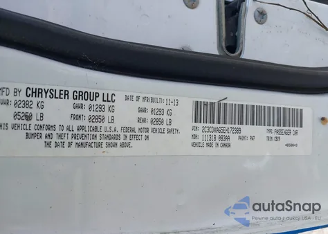 2014 Dodge Charger Police from USA, damaged, VIN 2C3CDXAG5EH172389